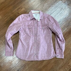 Toad and Co chambray shirt size small